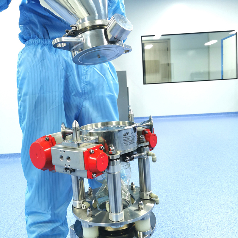 Aseptische gespleten vlinderklep