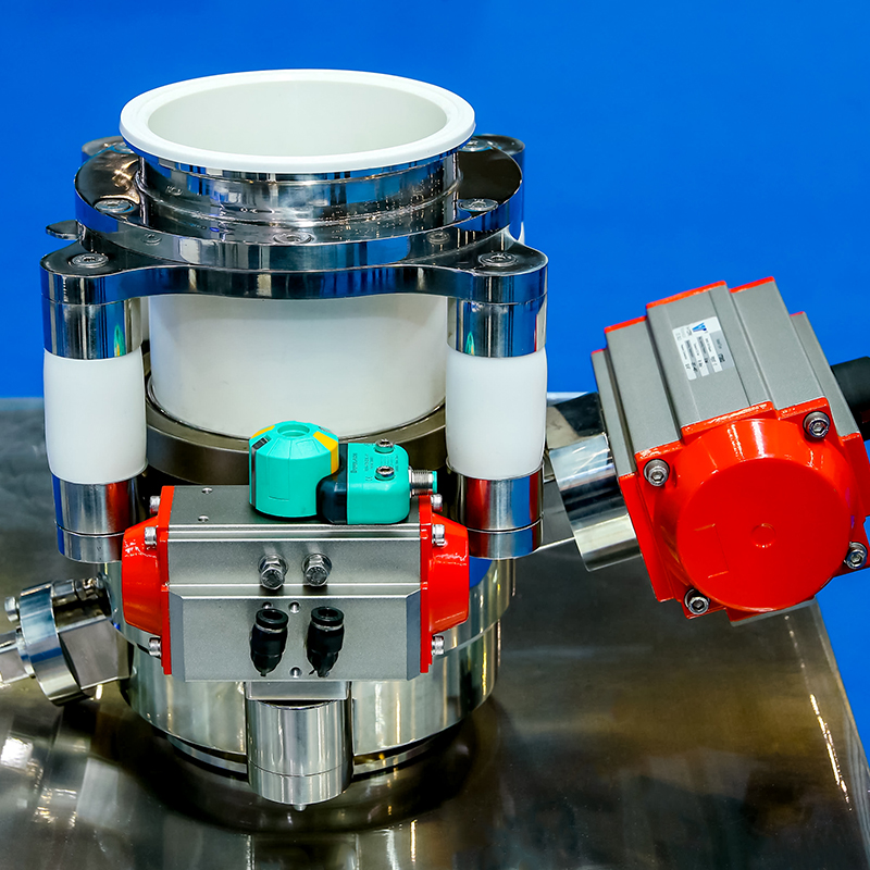 Aseptische gespleten vlinderklep