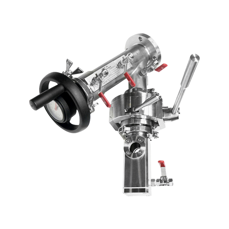 Verzegelde bemonsteringsklep 